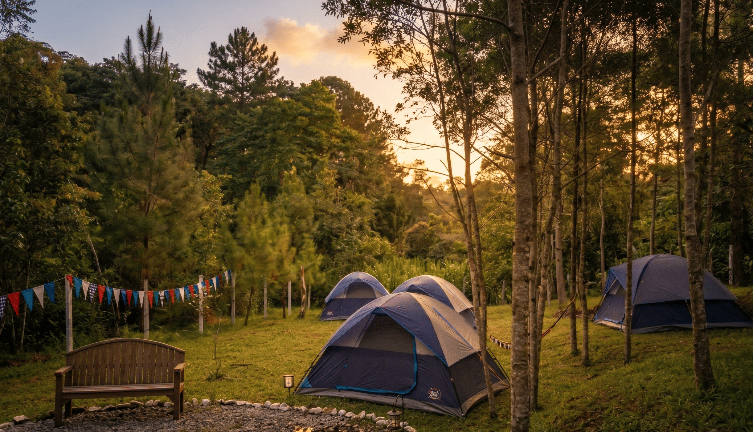 Camping bajo estrellas